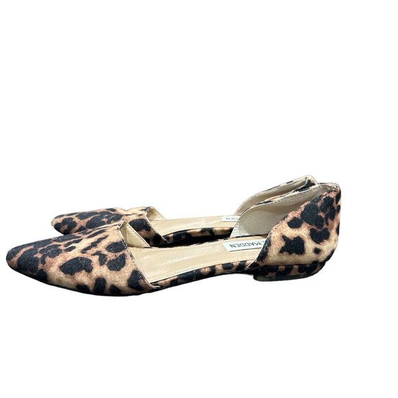 Women's Steve Madden Leopard Flats Size 5.5 - Picture 1 of 7